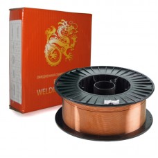 Проволока омедненная ER 70S-6 Welding Dragon (15 кг) для сварки / Сварочная проволока 1.2