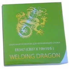 Проволока сварочная ER 347 Welding Dragon (5 кг) для полуавтоматической и аргонодуговой сварки нержавеющей стали