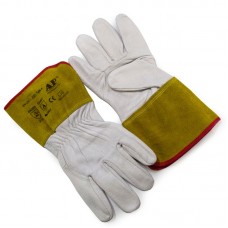 Сварочные перчатки Ally Protect AP-1055 из кожи и спилка для тонких работ при аргонодуговой (TIG) сварке