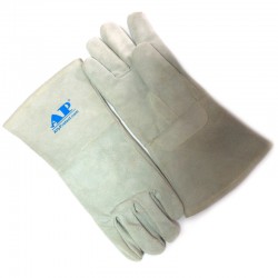 Перчатки для сварщика спилковые Ally Protect AP-1205 для ручной дуговой (MMA) и полуавтоматической (MIG) сварки