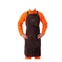 Защитный фартук сварщика Ally Protect (AP-6100) / Спец одежда для сварки / Защитный сварочный фартук