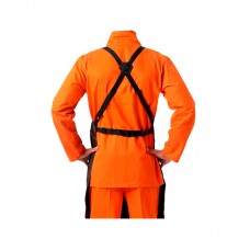 Защитный фартук сварщика Ally Protect (AP-6100) / Спец одежда для сварки / Защитный сварочный фартук