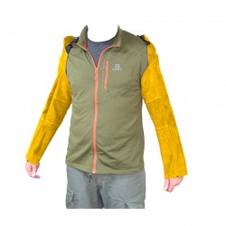 Защитные нарукавники сварщика Ally Protect (AP-9115) / Сварочные нарукавники спилковые / Спец одежда для сварки