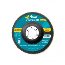 Лепестковый круг NovoAbrasive Standard 125 x 22.23 80