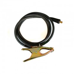 Клемма массы с кабелем Welding Dragon 400 А, 3 м / Держатель массы для сварки / Масса прищепка для сварочного аппарата