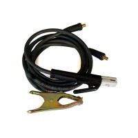 Комплект сварочных кабелей с клеммой массы Welding Dragon 400 А, 3 м для ручной сварки ММА