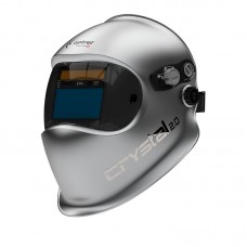 Профессиональная сварочная маска хамелеон Optrel Crystal2.0 / Маска для сварочных работ / Защитная маска для сварки Серебристый