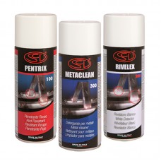 Профессиональный набор для проявки сварочных швов Siliconi 1-2-3 (очистка, пенетрация, проявление)