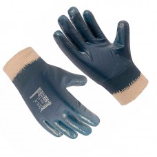 Перчатки сварщика с нитриловым покрытием, XL для работы с агрессивными жидкостями и смазочными материалами