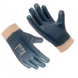 Перчатки сварщика с нитриловым покрытием, XL для работы с агрессивными жидкостями и смазочными материалами