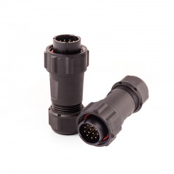 Кабельный разъем  двенадцатиполюсный SP2110-P12I (штекер) Welding Dragon / Разъемное соединение универсальное