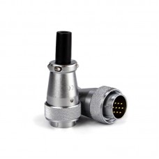 Кабельный разъем десятиполюсный WS24J10TQ (штекер) Welding Dragon / Разъемное соединение для подающего механизма