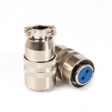 Кабельный разъем двухполюсный ХS12 K2M (гнездо) Welding Dragon / Разъемное соединение для сварочных горелок