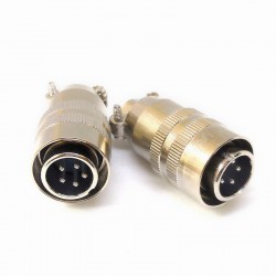 Разъем пятиполюсный кабельный XS12 K5P (штекер) Welding Dragon / Разъемное соединение для сварочных TIG горелок