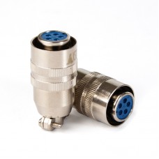 Разъем пятиполюсный кабельный ХS12 K5M (гнездо) Welding Dragon / Разъемное соединение для сварочных TIG горелок