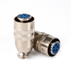 Разъем пятиполюсный кабельный ХS12 K5M (гнездо) Welding Dragon / Разъемное соединение для сварочных TIG горелок