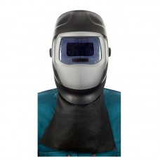 Защита шеи сварщика кожаная, удлиненная