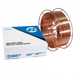 Проволока омедненная сварочная ER 70S-6 ELEKTRODA ZAGREB (18 кг) для полуавтоматической и автоматической сварки сталей