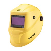 Сварочная маска Esab A41 Yellow / Маска хамелеон для сварщика / Профессиональная маска сварщика